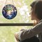 Summer Tree Life Acrylic Window Hanging Nature Round Sun Catcher Round Sun Catcher Home Decor Forest Stained Sun Catcher Window Decor Wall Art for Home Office Decoration (Style B)